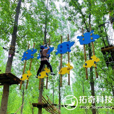 Enchanted ClimbingWall森林探险飞越丛林冒险公园魔法攀爬攀岩墙