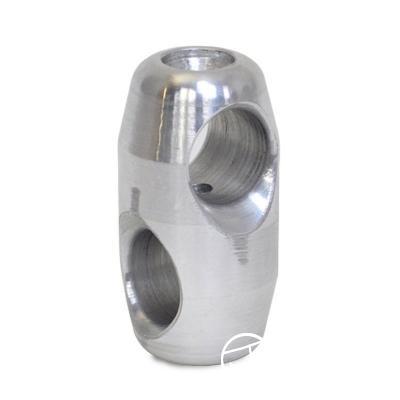 钢丝复合绳爬网铝十字扣 复合绳连接件